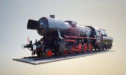 Lokomotive BR 52 in Straßhof - gebaut in Floridsdorf ©Schmitzberger